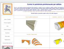 Tablet Screenshot of cornicipolistirolo.it